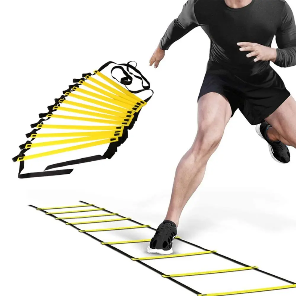 Accesorios para saltar, cuerda para entrenamiento de fútbol, escaleras de entrenamiento, escalera ágil, entrenamiento, escalera de velocidad de fútbol