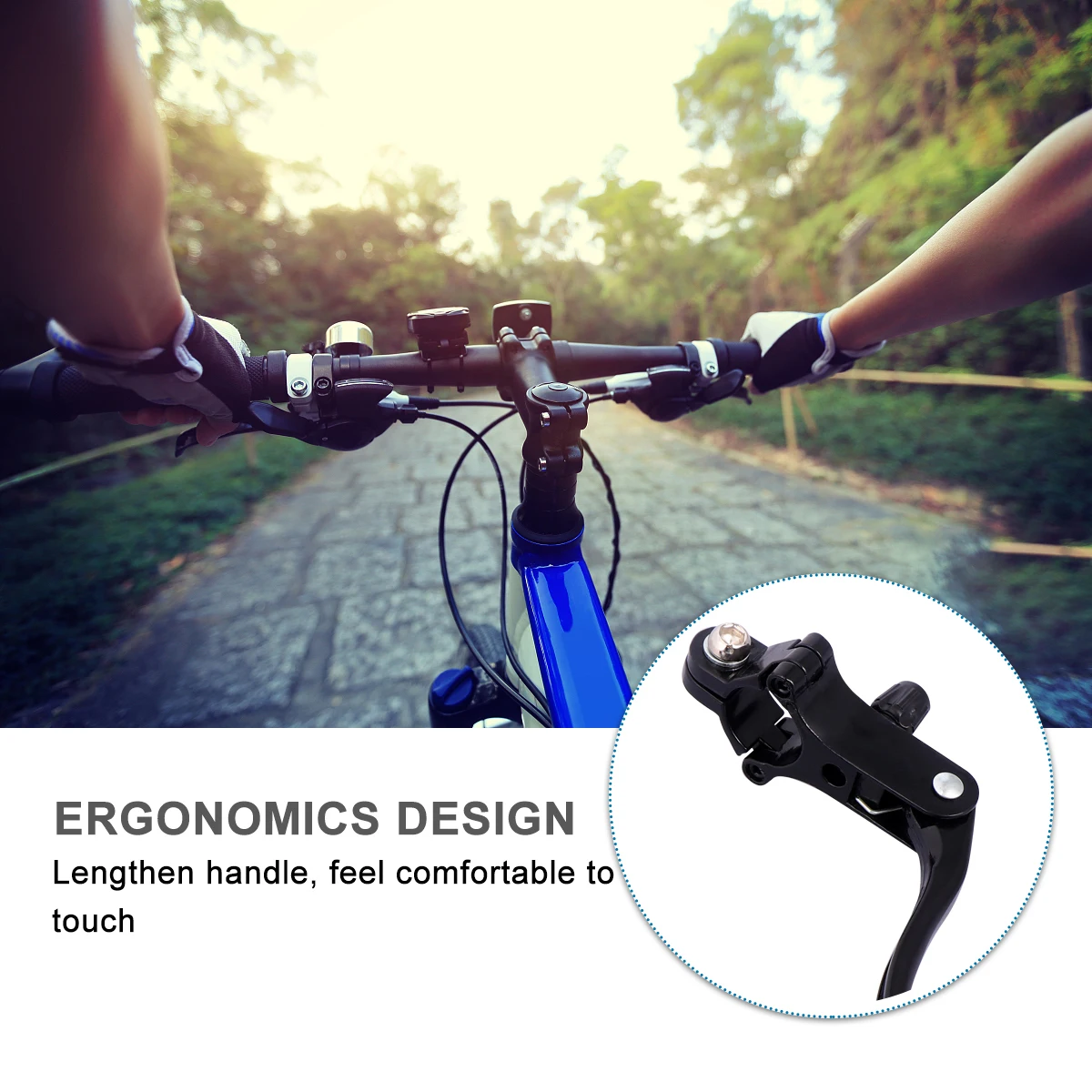 

Aluminum Alloy Bike Brake Lever Lightweight Universal Handle for Repairing Spare Parts Ensuring Safety Easy Installation Durable