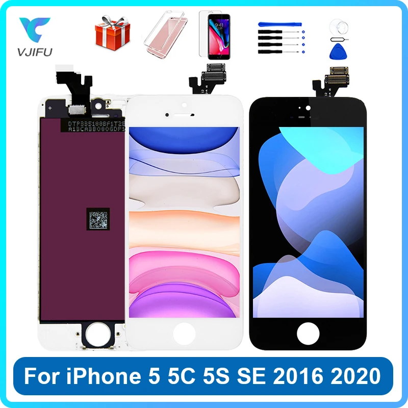 Display LCD AAA per iPhone 4 5 5C 5s SE sostituzione Touch Screen per iPhone SE 2016 SE 2020 Schermo nessun Pixel morto con strumenti testati al 100%