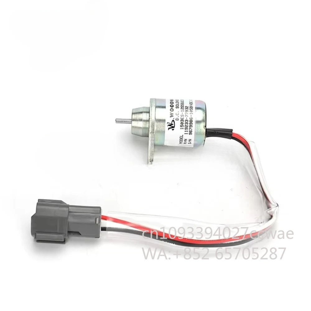 

119233-77932 4D88E for Stop Solenoid Yanmar 4D88E for Yanmar Stop Solenoid Valve 4D84E for Yanmar Stop Solenoid