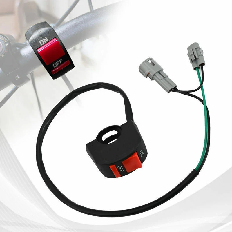 Motorcycle Handlebar Headlight Switch ON/OFF Headlight Modification Switch LED Angel Eyes Light Switch Car Switch