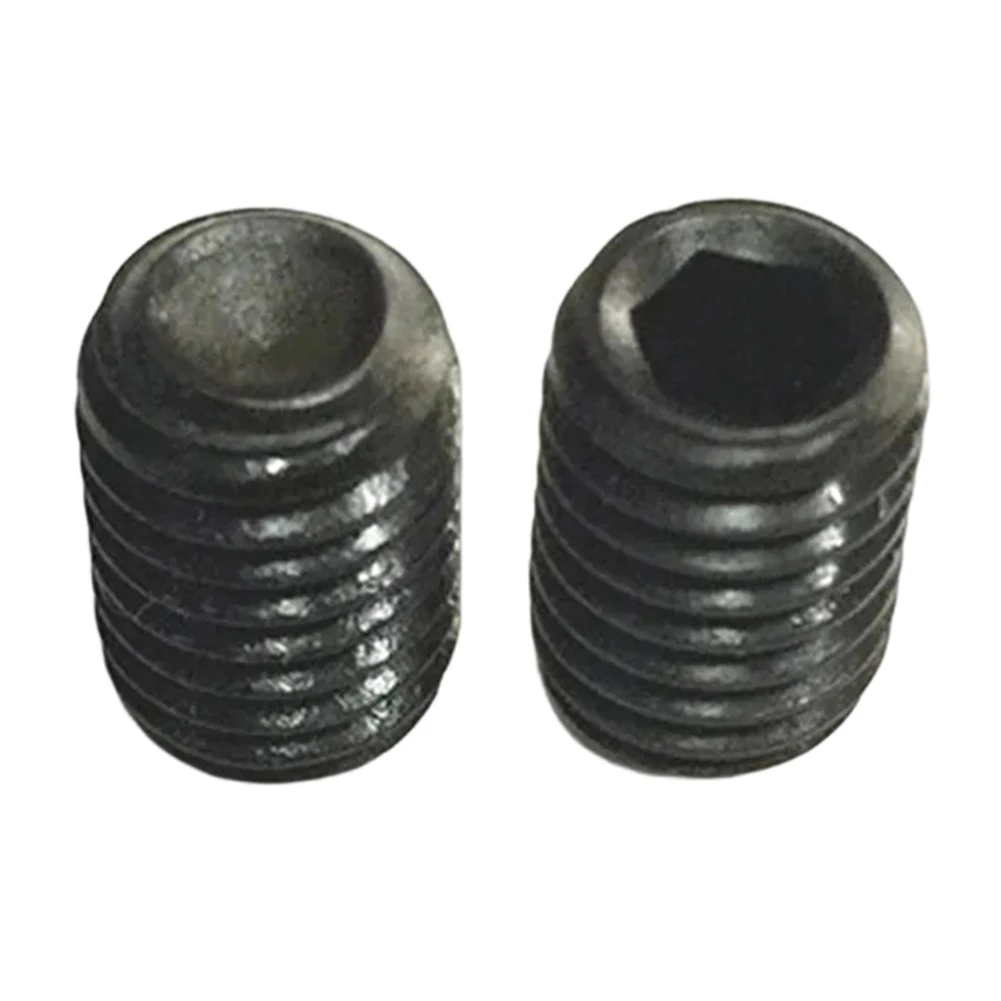 100pcs M3-M8 12.9 Grade Carbon Steel Black Hex Socket Head Cap Set Screws Headless Bolt For Machinery Equipment Fastener