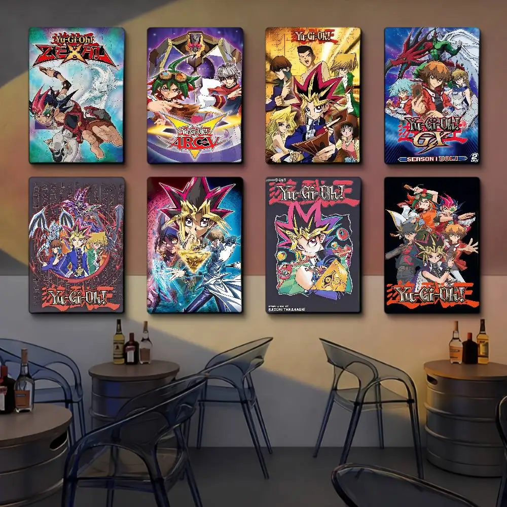 أنيمي Y-Yu-G-Gi-O-Oh! DIY لزجة ملصق يتوهم الجدار ملصق لغرفة المعيشة زخارف للحانات جدار ديكور #1