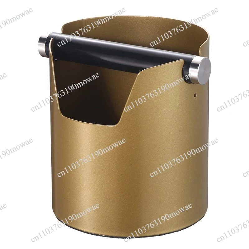 

Gold Stainless Steel Round Coffee Knock Box Espresso Accessory