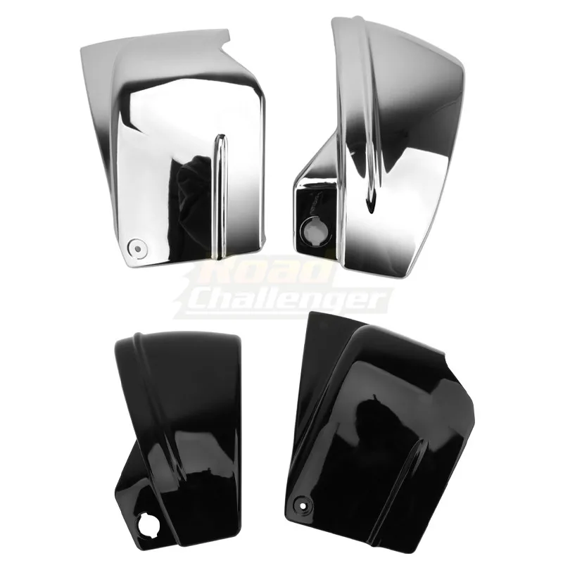 Chrome Black Left Right Side Battery Fairing Cover For Yamaha Dragstar V-Star XVS650 XVS 650 650A Vstar Drag Star Classic