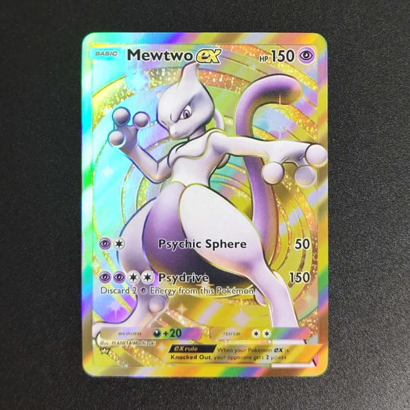 Jeu de poche PTCG BKM, bricolage, Charizard anglais Arceus Mewtwo Solgaleo Mew Pikachu Lunala Dialga EX, jouet de carte Flash de Collection de loisirs