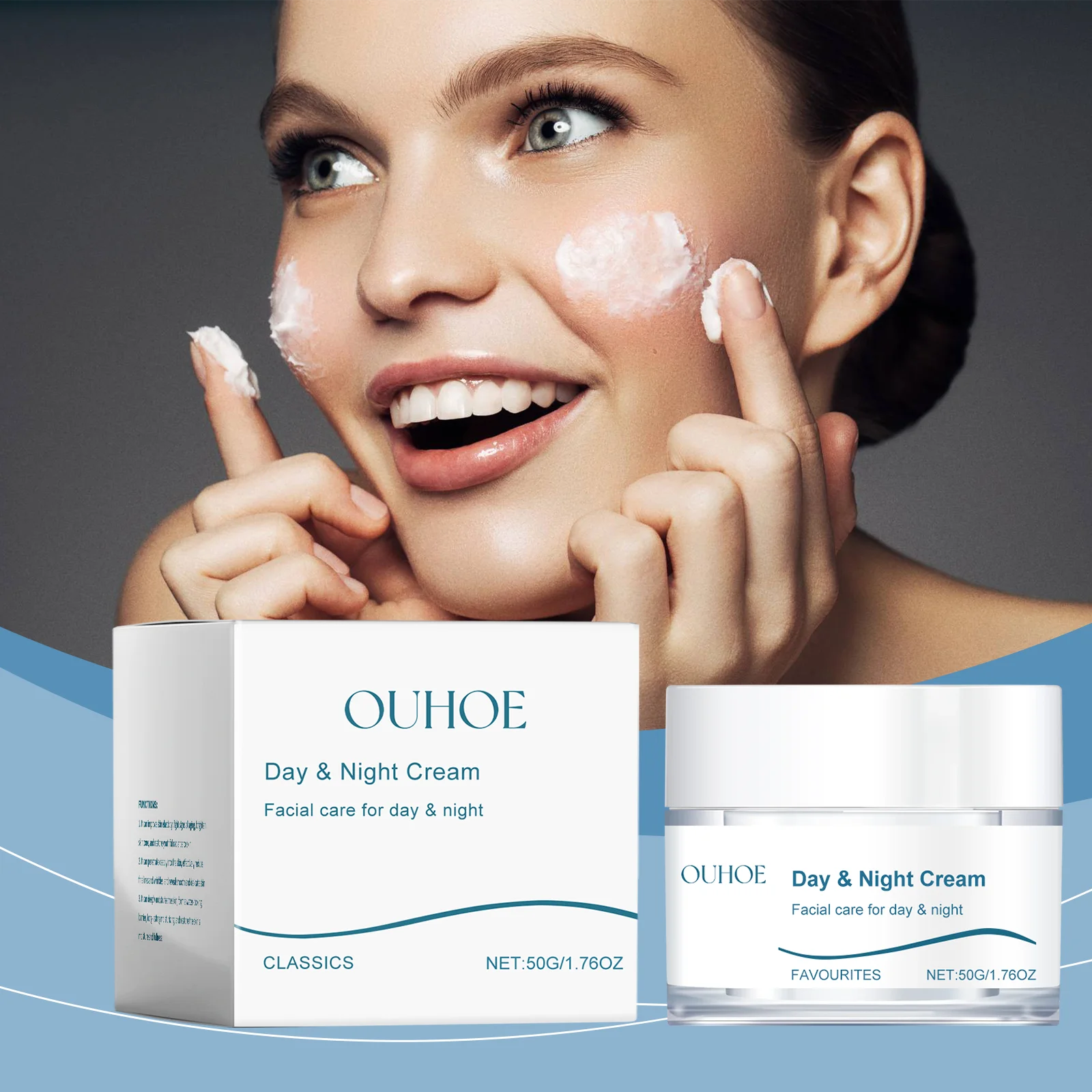 

Ocean Beauty Day & Night Cream - Nourishing Hydrating, Smooth, Daily Facial Moisturizer