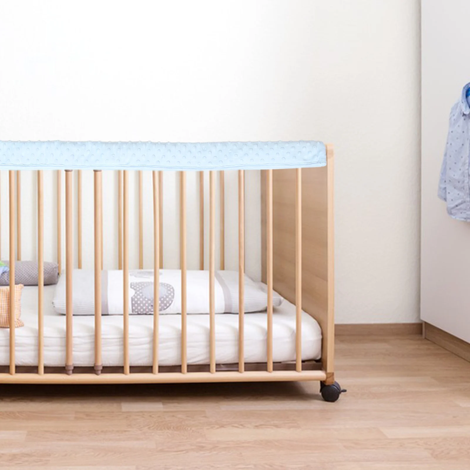 1Set Baby Guardrail Soft Anti-Collision Cotton Crib Cover Protector for Baby Bed Teething Corner Guard Sleeve