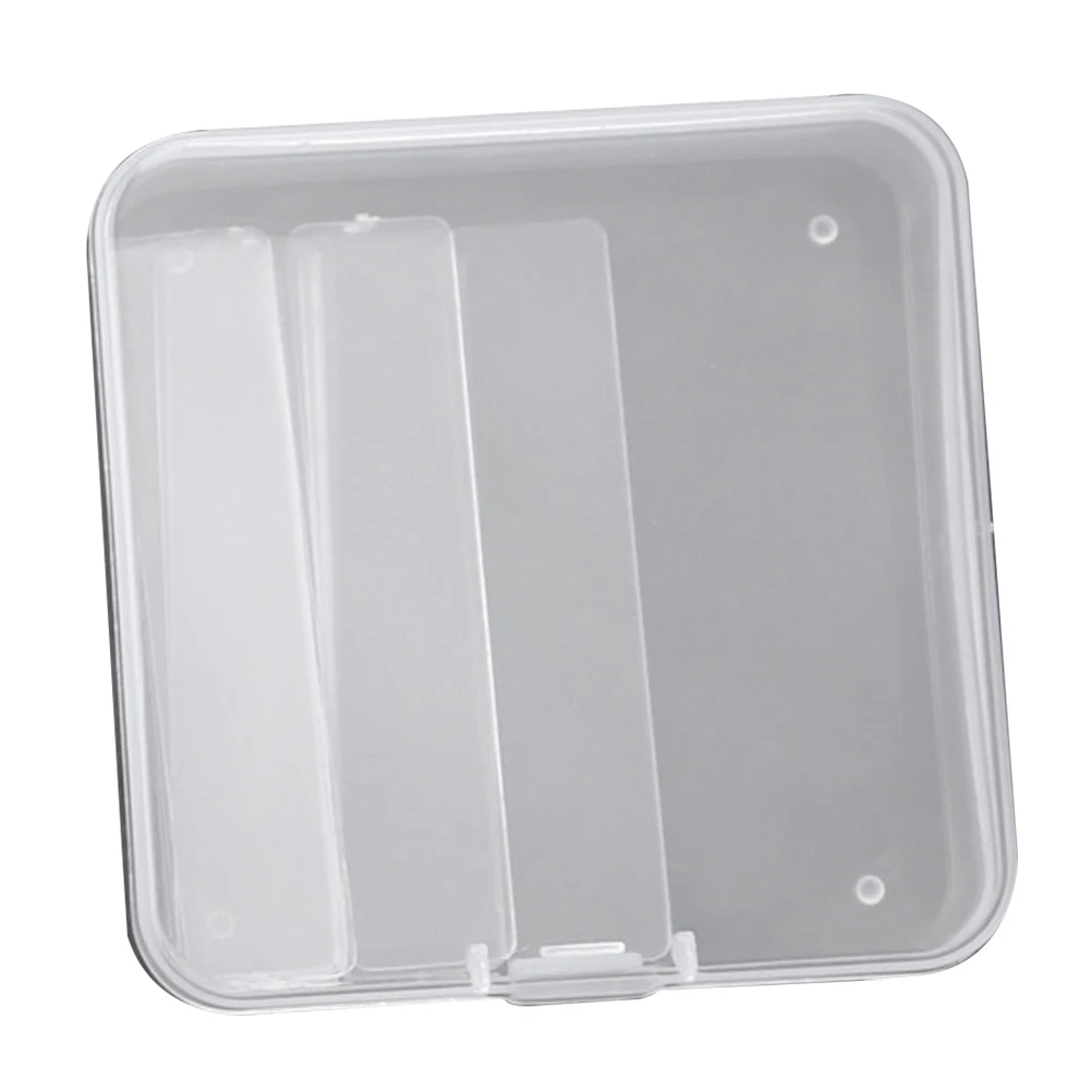 

PVC Storage Box Lightweight Portable Fake Nail Container Display Case Tips Holder Transparent Organizer Nail Tools