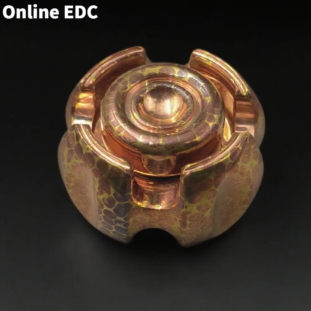 Giocattoli EDC usati LAUTIE Dragon Scale Mokume Fidget Spinner Giocattolo antistress Giocattoli Fidget per adulti Giroscopio