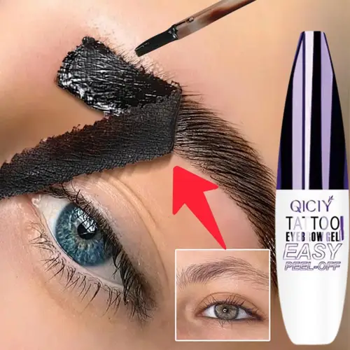 Tinte para tatuaje de cejas, delineador de ojos despegable, crema de tinte para pecas, Gel potenciador de cejas resistente al agua, herramienta cosmética de maquillaje