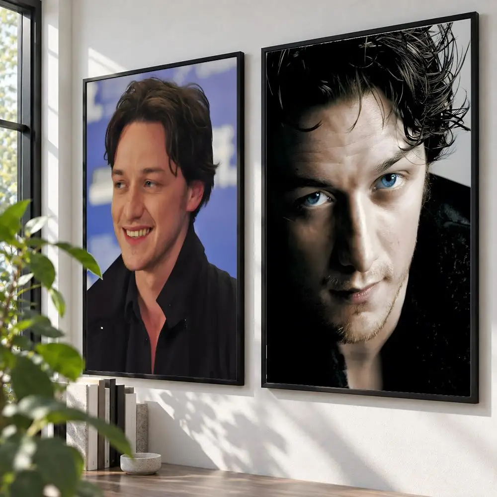 actor James McAvoy Poster HD Poster Self Adhesive Waterproof Wall Art Print Bedroom Living Room Modern Decor Gift