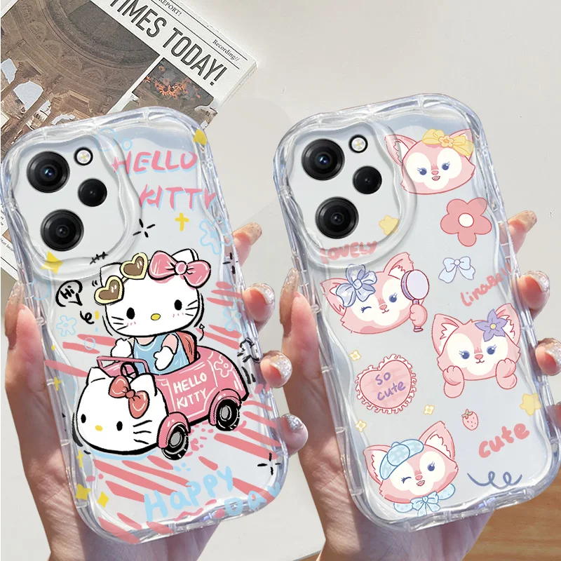 HelloKitty LinaBell Cream Phone Case For OPPO A 98 95 94 93 92 79 78 76 72 60 58 57 55 54 53 52 38 S 2020 silicone Funda Shell