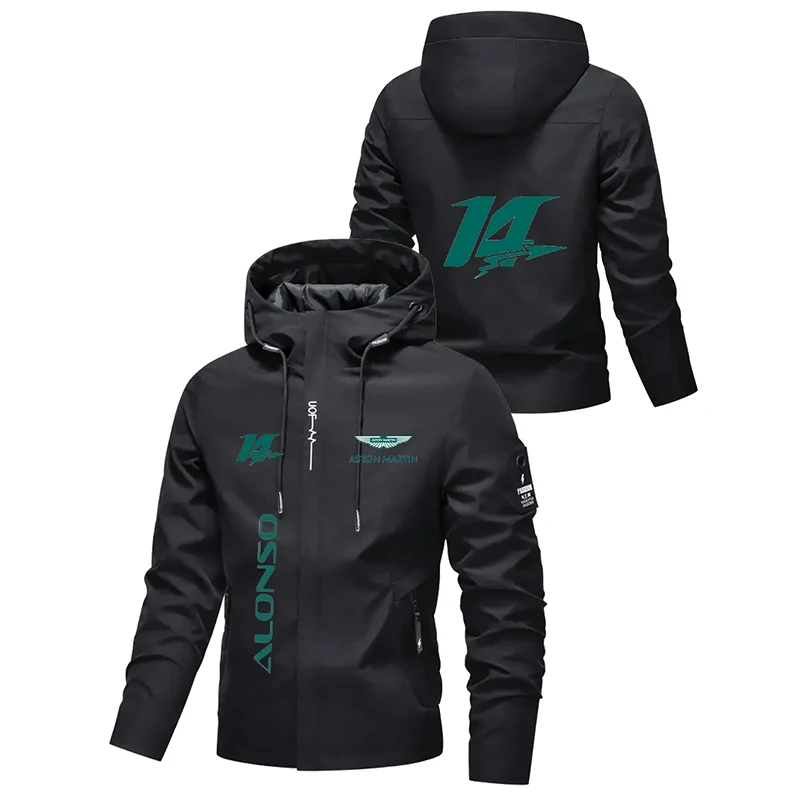 Sweat à capuche pour homme Aston Martin Racing Team printemps-automne 2026, vêtements décontractés et tendance de l'équipe Aston Martin Racing