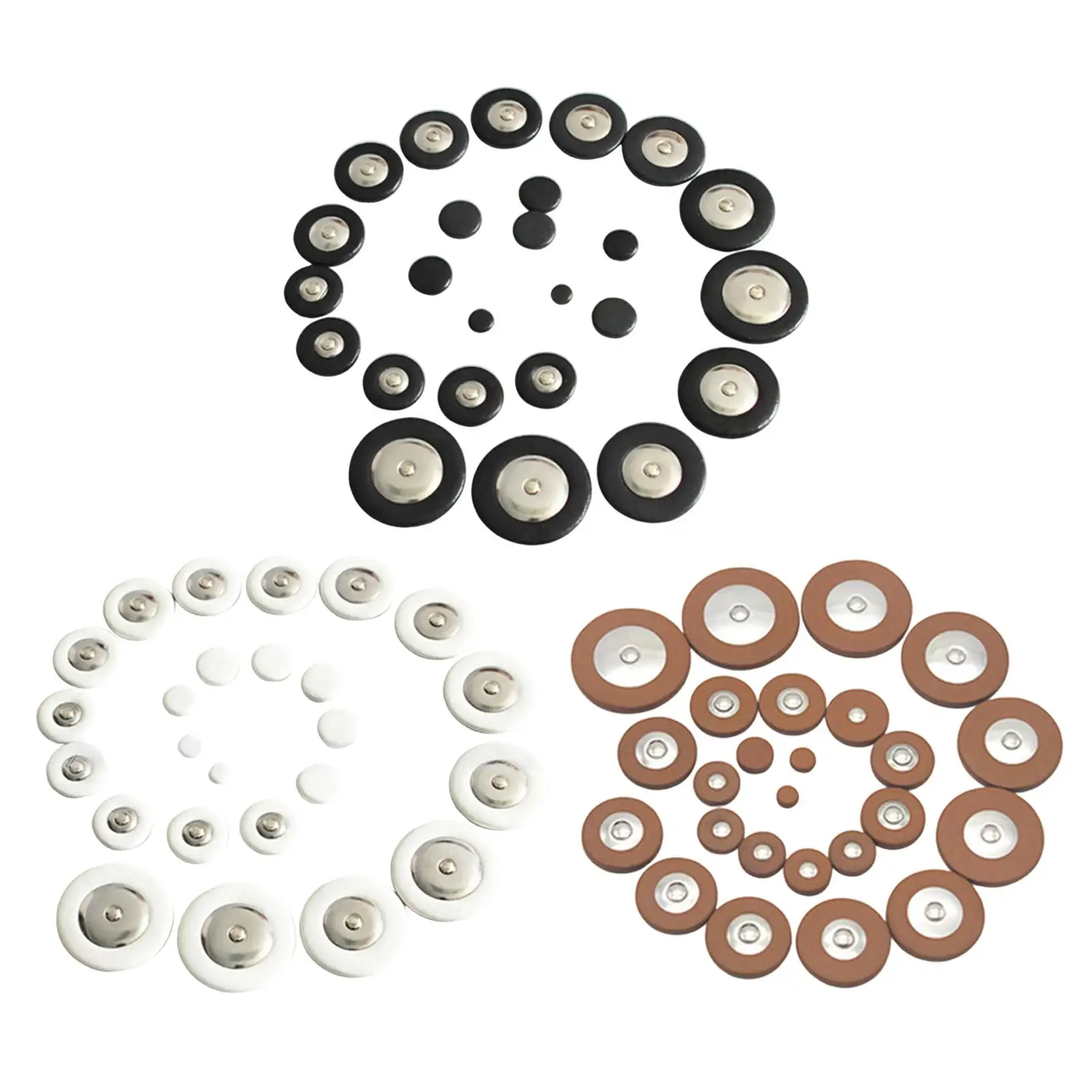 

Alto Saxophone Repair Pads Set Comprehensive PU Leather Accessory Kit for Saxophone Maintenance