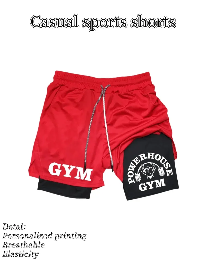 Men'S Casual Sports Shorts Breathable Quick-Dry Elastic Lightweight Comfortable for Running Outdoor Activities Outdoor Sports