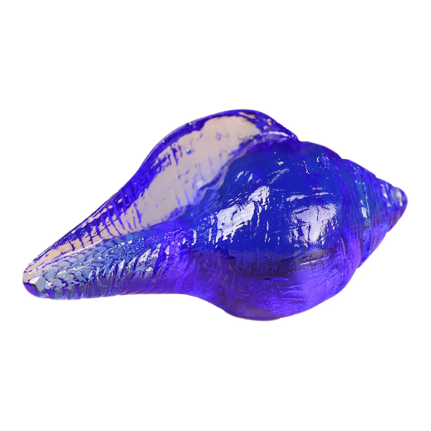 LH Glazed Colorful Dharma Conch Home Furnishing Buddhist Hall Tabletop Ornament Offering Supplies