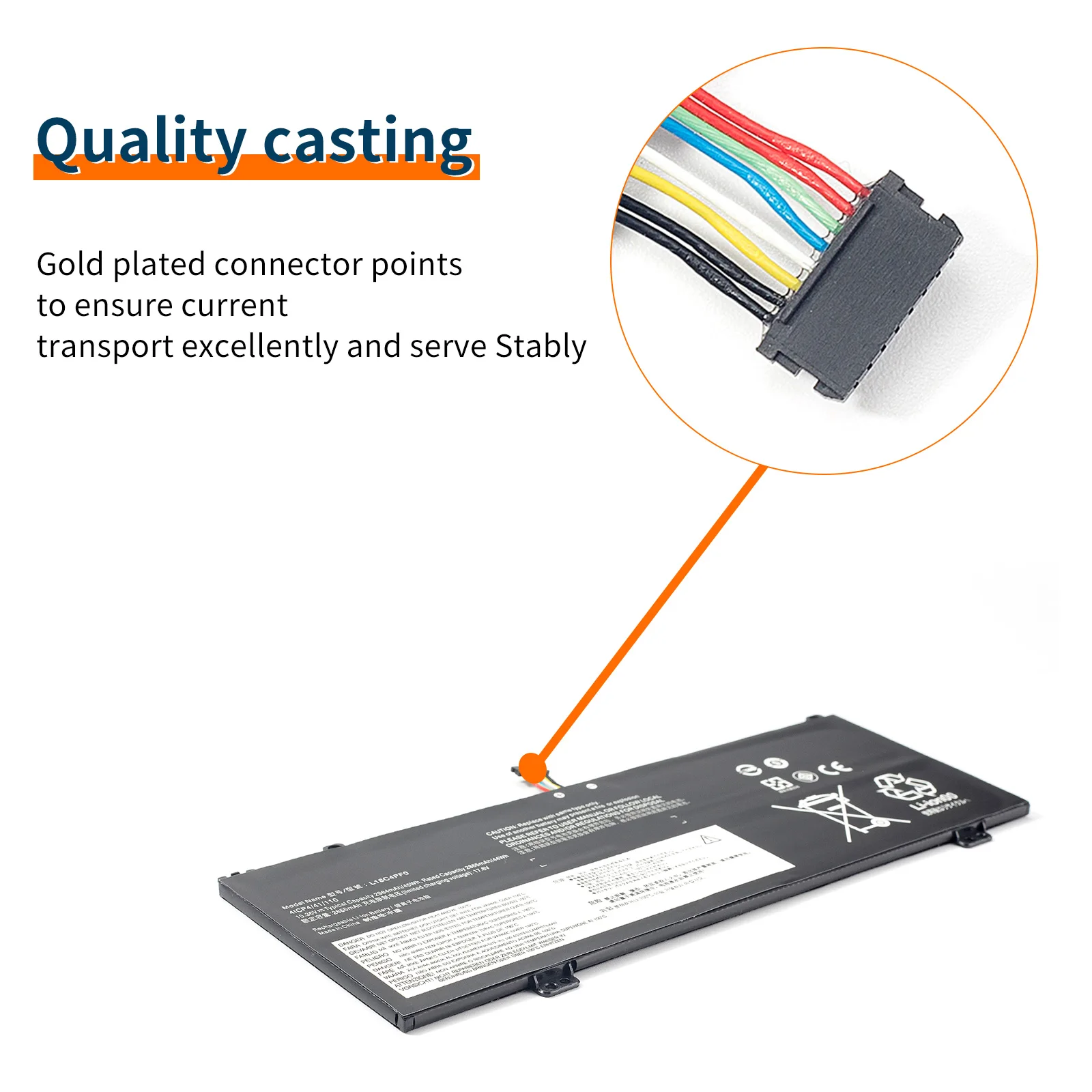 Imagem -03 - Bateria do Portátil para Lenovo Thinkbook L18c4pf0 L18m4pf0 13s 14s 13s-iwl 13s20r90071ge 14s-iwl 14s-20rm L18d4pf0