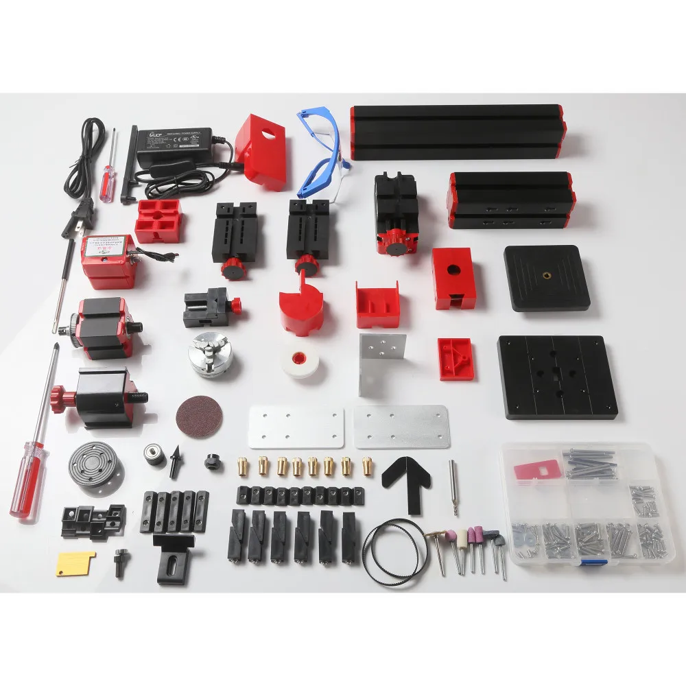 Z6000 6 in 1 Kit, DIY 24W Basic Mini lathe kit,24W 20,000r/min, Standardized children education,BEST Gift