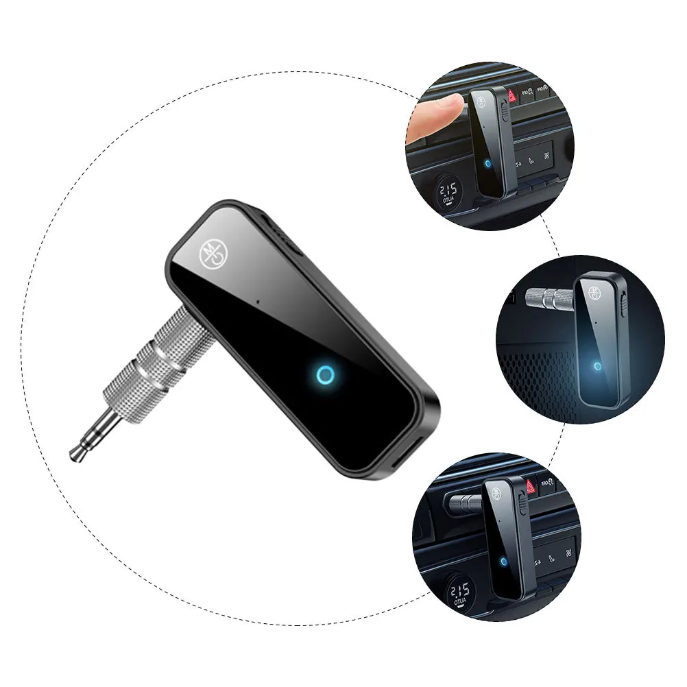 

1 set Receiver 5.0 Wireless Audio Adapter Aux Car Projector Laptop Plug-And-Play Transmitter Device Stable Signal