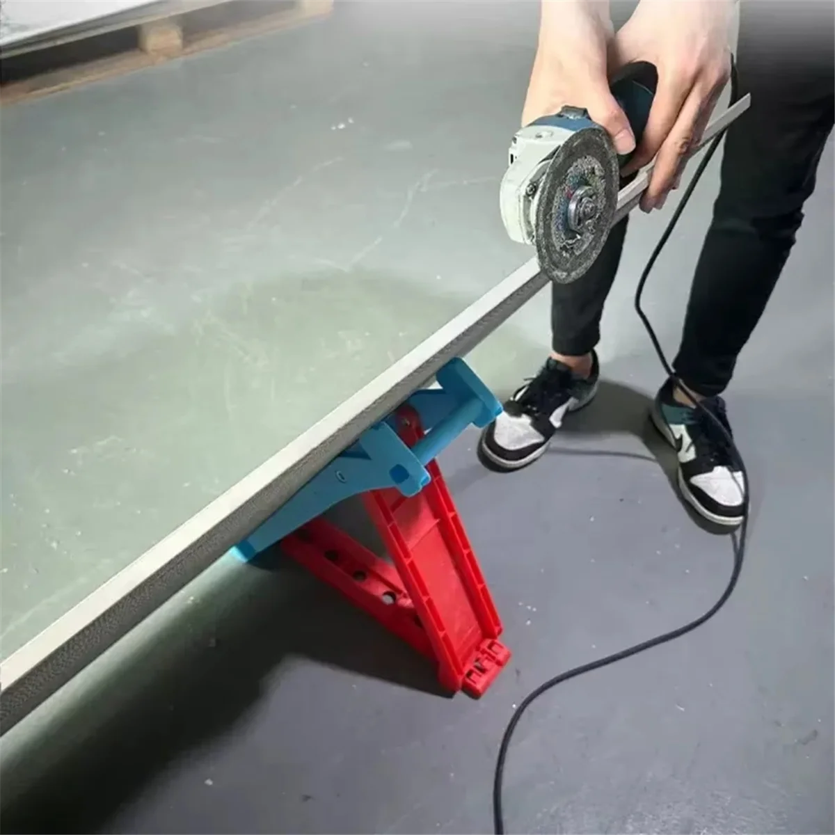 N18R 2pcs Plywood Panel Drywall Plasterboard Tooling Hand Large Carrier Tile Chamfering Milling Porcelain Cut Masonry Tools