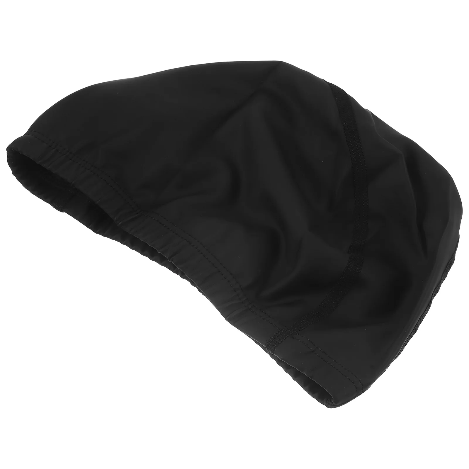 قبعة سباحة من البولي يوريثان للشعر الطويل، قبعة سباحة للبالغين، قبعة سباحة مريحة للجنسين للاستخدام أثناء السباحة والاستحمام