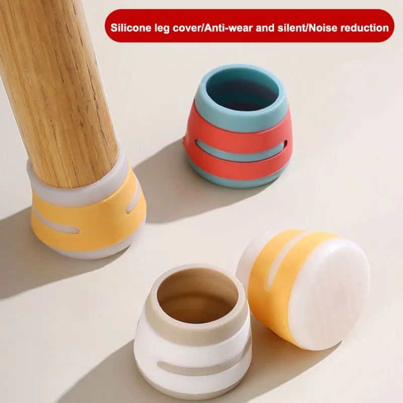 

Table and Chair Leg Covers AntiSlip WearResistant Reduces Noise Chair Foot Covers for All Chairs
