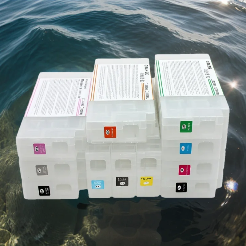 

350 мл, 11 цветов для Epson Stylus Pro 7900 7910 9900 9910, сменный картридж T636 T6361-T6369 T636A T636B с с сбрасываемым чипом