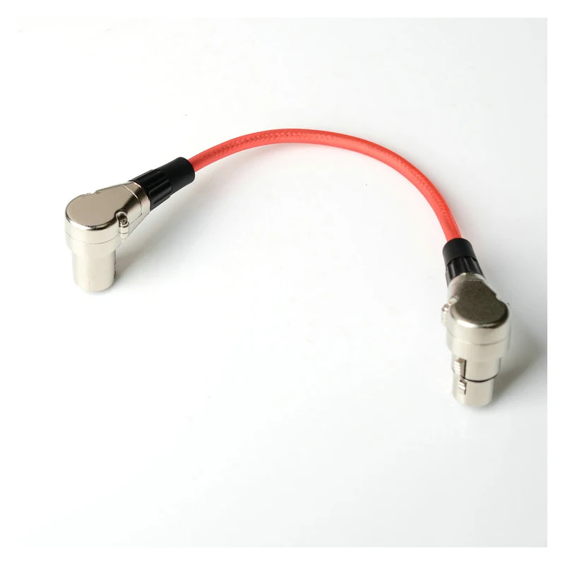 Right Angle Canon Line Corner Angle Male and Female Microphone Line 90 Degree Three-core Microphone Sound Balance Signal Cable