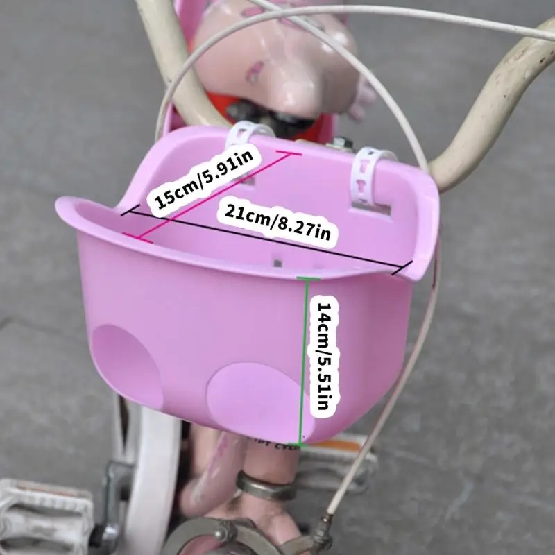 A5YC Toy Doll Holder Carriers Doll Bike for Kids Bicycles Safe Mounted and Easy Attchement Basket for Kids Doll Storage