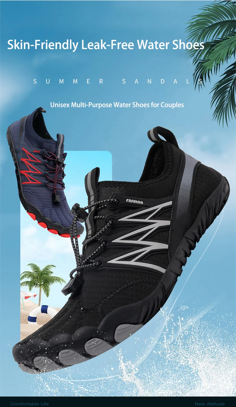 EOCENE Schnelltrocknende Schwimm-, Strand-, Wading-, Fitness-, Kajak-, Fahrrad-, Angel-, Sport-, Aqua-, Outdoor-Wasserschuhe, Freizeit-, Gym- und Surfschuhe – Detail 2