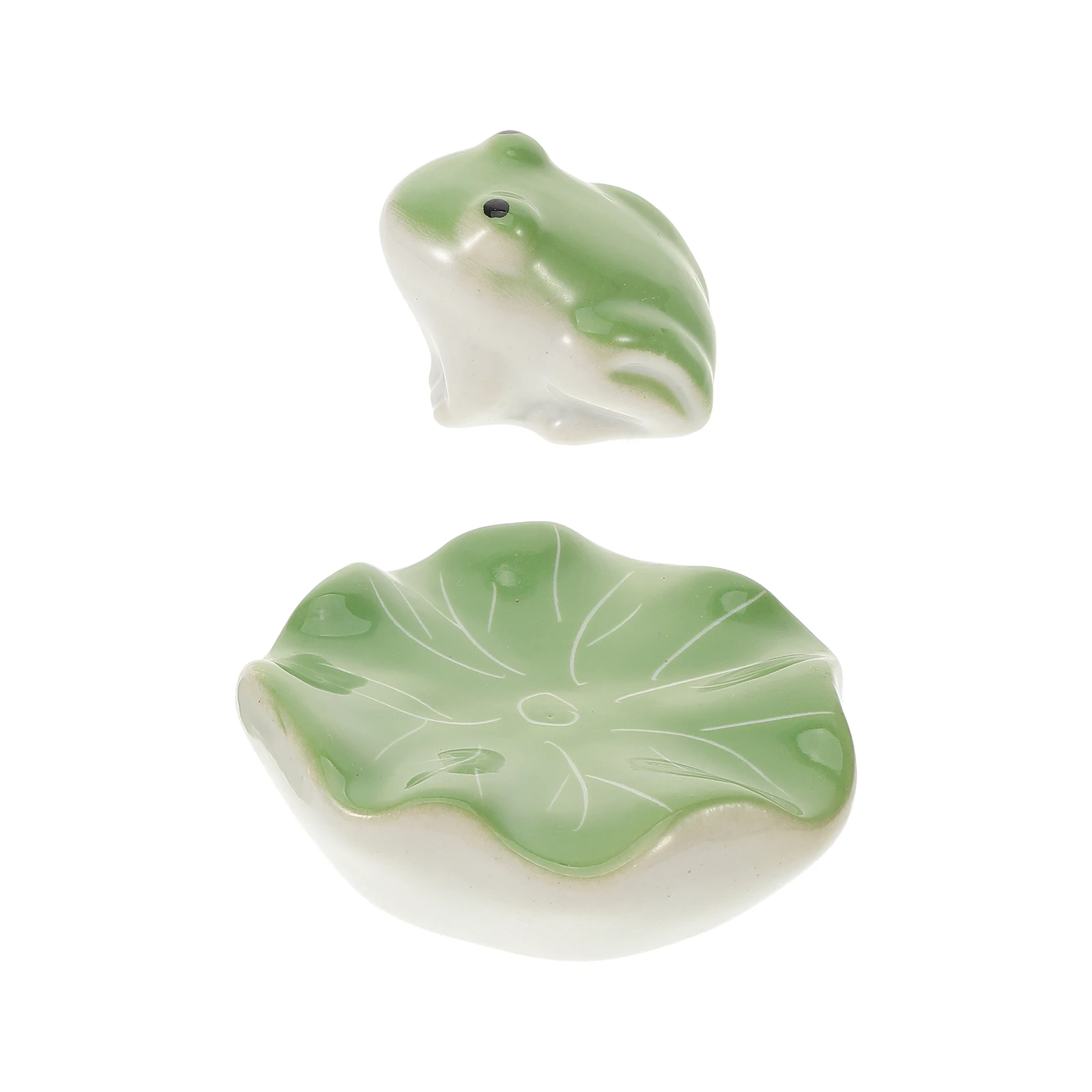 

1 set Tea Pet Frog Ceramic Decorations Delicate Design Floating Fish Tank Animals Aquarium Ornaments Home Decorative Figurines