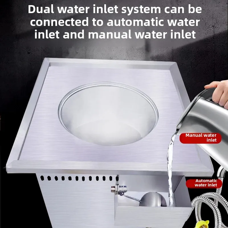 

Big tongue three-minute steamer, commercial flat bottom energy-saving stall, gas steamer, rice noodle machine, steamed buns