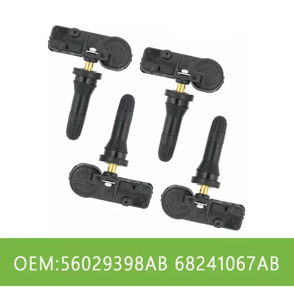 

Integrated sensor 68241067AB 56029398AB is used for Chrysler Jeep Fiat Dodge 433MHz 1/4 TPMS tire pressure monitoring system