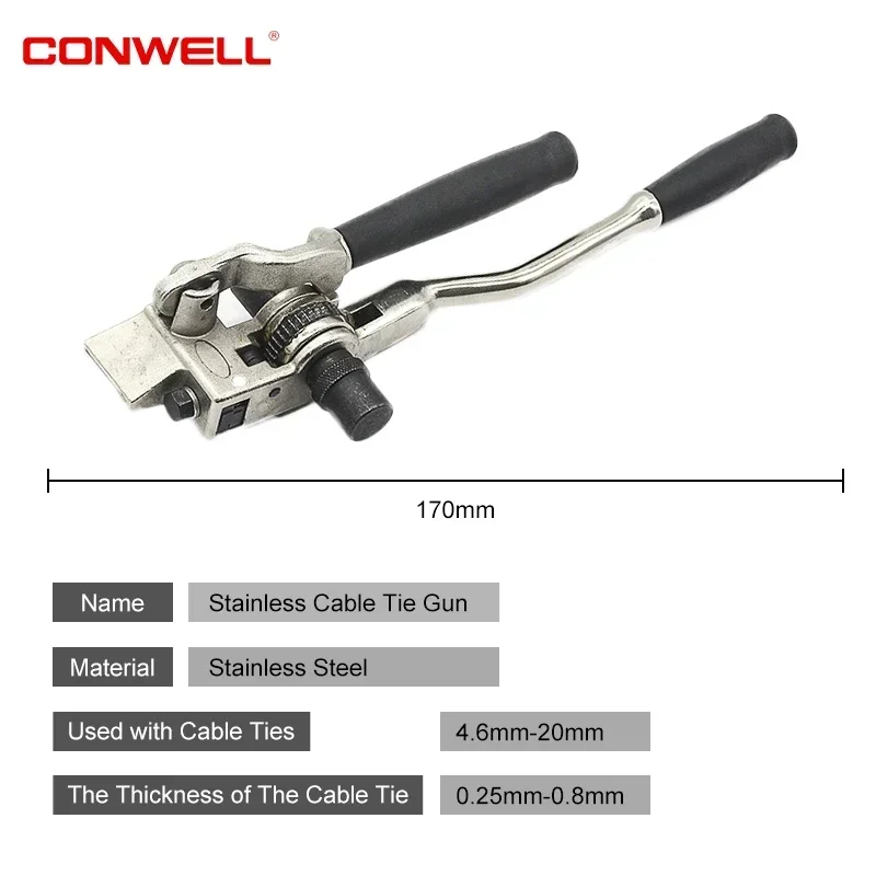 Hand Guided Tool Stainless Steel Cable Strap Tensioning Tool cable tie Bending clamps tools