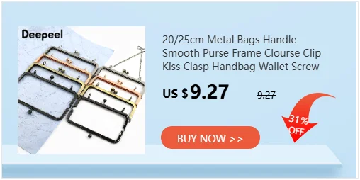 1/2/5Pcs Silver Embossed Metal Purse Frame Kiss Clasp  8.5-20cm Bag Handle for Handbag Wallet WovenBag DIY Handmade Accessories