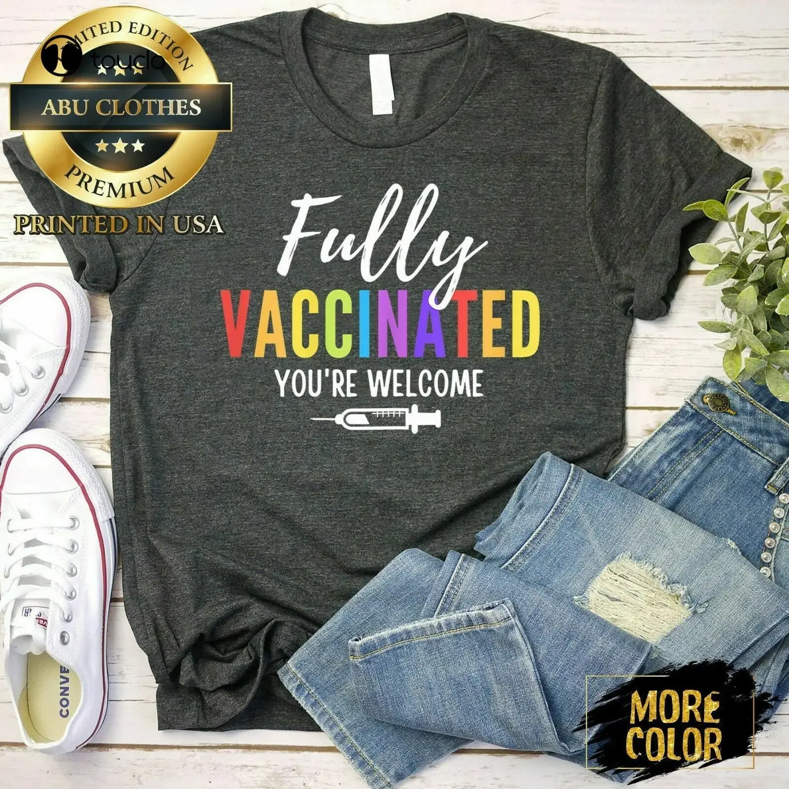 Fully Vaccinated You'Re Welcome Classic T-Shirt For Men Woman