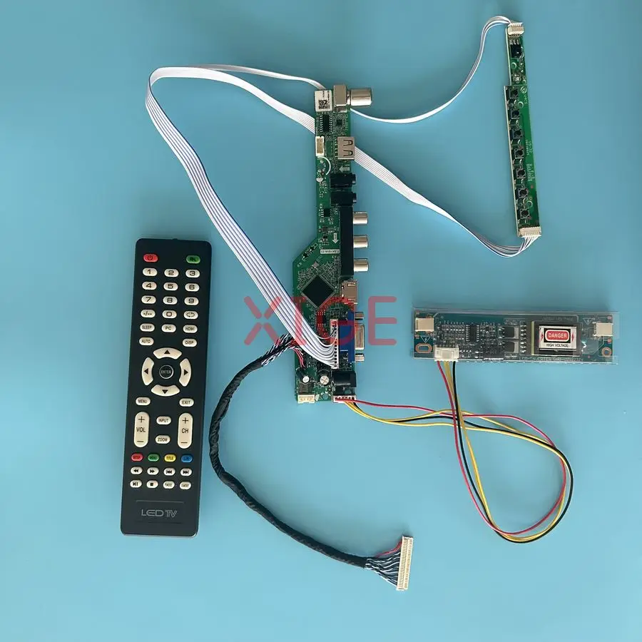 

LCD Screen Drive Controller Board Fit TX41D97VC1GAA TX41D97VC1HAA 2-CCFL USB+AV+VGA+HDMI 30 Pin LVDS 1400*1050 1400x1050 Kit DIY