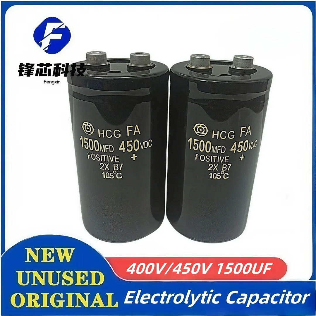 

400V 450V 1500UF 1500MFD 400VDC 450VDC HCGFA Aluminum Electrolytic Capacitor 400V1500UF 450V1500UF Screw Foot Bolt Capacitor