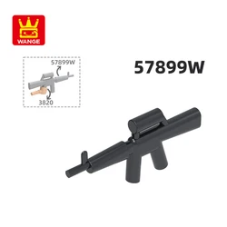 Wange 57899w 100g/170Pcs Submachine Gun Building Block Moc Color Accessories Compatible with Brick DIY Children's Toy