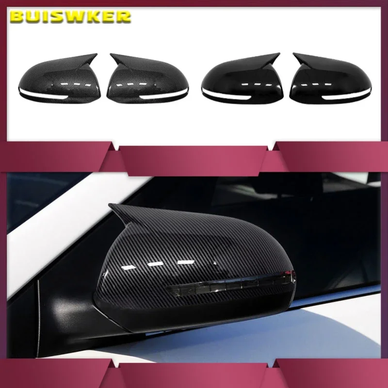 

For K2 Pegas 2011-2015 Rearview Mirror Cover Trim Rear view Mirrors Cover Sticker Auto Parts Car Styling