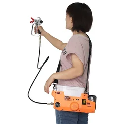 PT-21 Airless Paint Sprayer Machine with Lithium Battery High Power Small Portable Backpack Airless Spray Gun in Emulsion