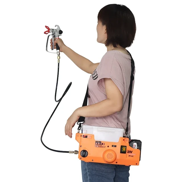 Battery airless spray gun sale