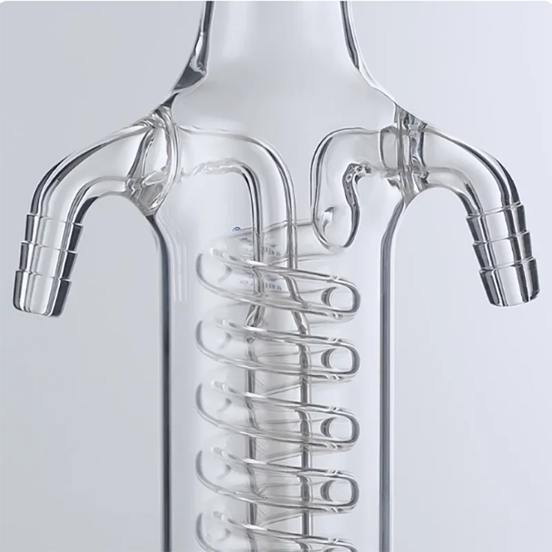 

Serpentine reflux condenser tube serpentine reflux condenser 200mm300mm400mm500mm standard 24# ground mouth