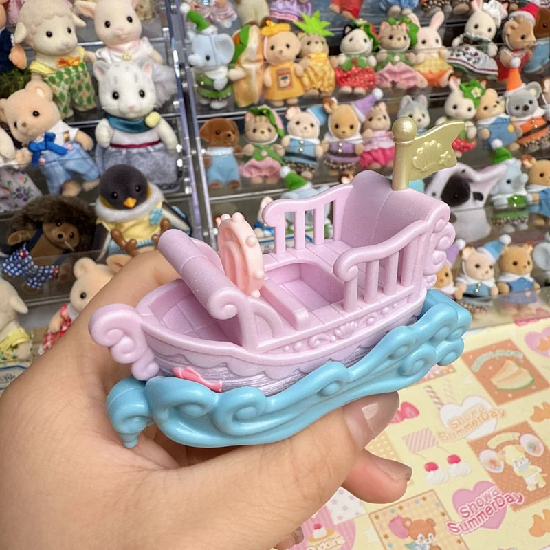 Sylvanian Families Calico Critters zabawki dla dzieci figurki Anime oryginalne Ternuas Ternurines śliczny mały dom akcesoria do włosów