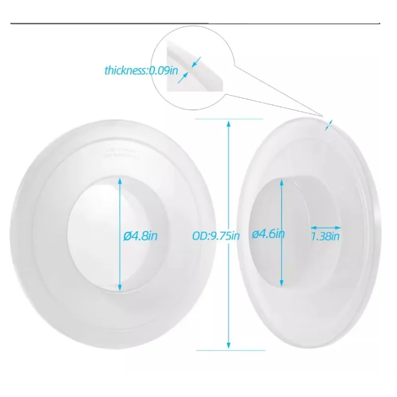 

Applicable To KitchenAid Fermentation Cover for Lifting 5.5qt 6 Quart Dust Cover KV25G (2 Pack)