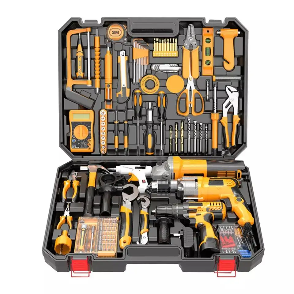 

High quality 108pcs Electrician Multi-function Bicycle Repairing Tools Home Hardware Tool Kit