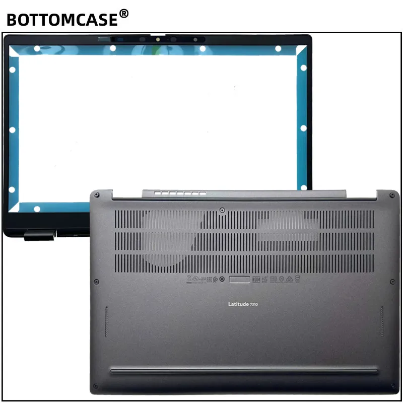 

New For BOTTOMCASE® Latitude 7310 E7310 Laptop LCD Front Bezel cover /Bottom Base Cover 0J1NDD 0844M4