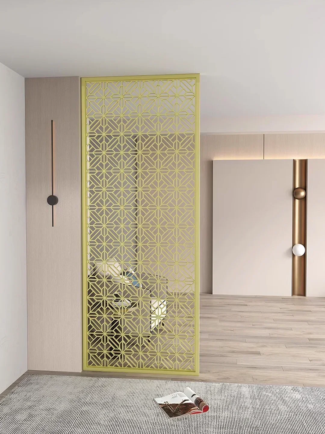 New Commercial Partion Room Partition Wall Divider Metal Stainless Steel