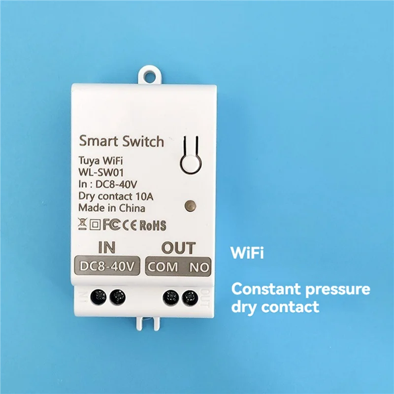 A37T-3X Tuya Smart Wifi Dry Contact Switch Module 10A Home Universal DIY Breaker Relay Work With Smart Life Alexa DC 8-40V